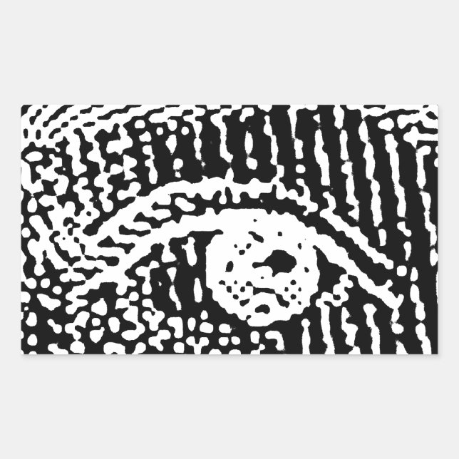 Adesivo Retangular Olhos da Rainha Elizabeth (Frente)