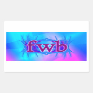 Adesivo Retangular OMG! fwb