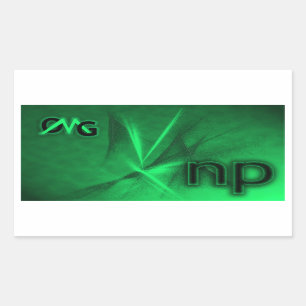 Adesivo Retangular OMG! np