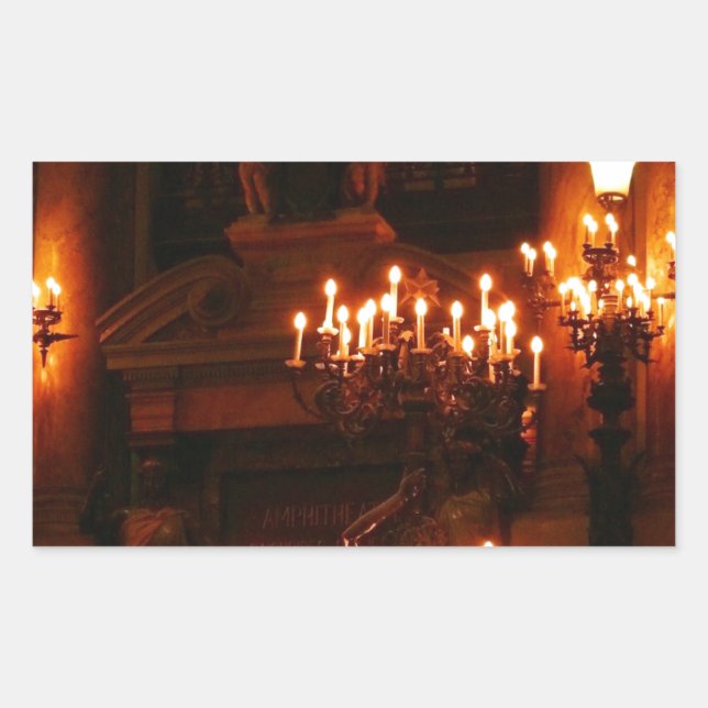 Adesivo Retangular Ópera de Paris/Palais Garnier (Frente)