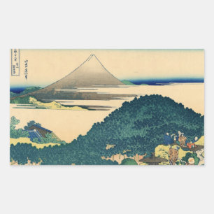Adesivo Retangular Opinião 06 de Monte Fuji