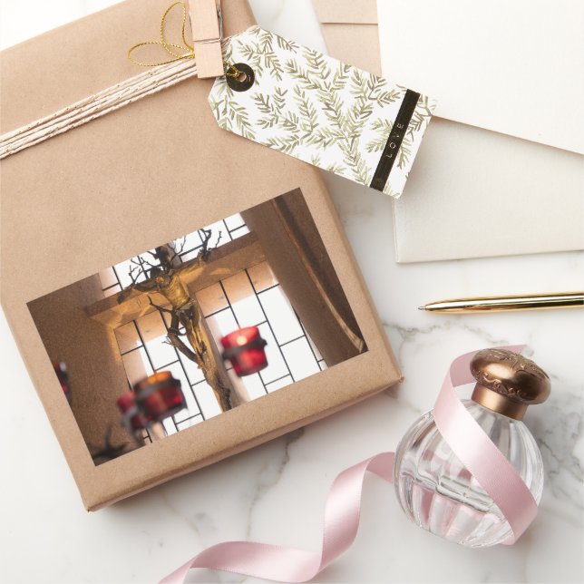 Adesivo Retangular Oração de Devoção Divina (Presentear)