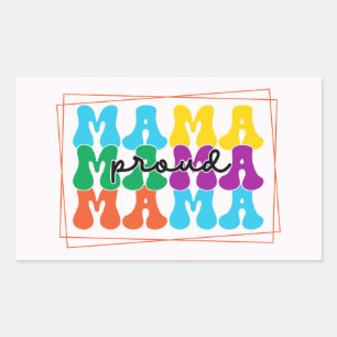 Adesivo Retangular Orgulho Mama Autism Stickers