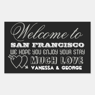 Adesivo Retangular Os corações da cinza fora da cidade são um favo