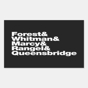 Adesivo Retangular Os projetos