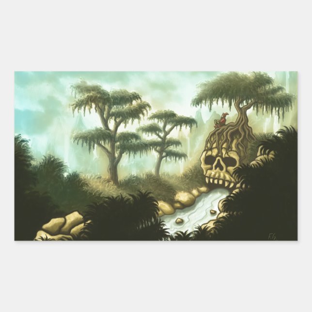 Adesivo Retangular ossos de gigantes (Frente)