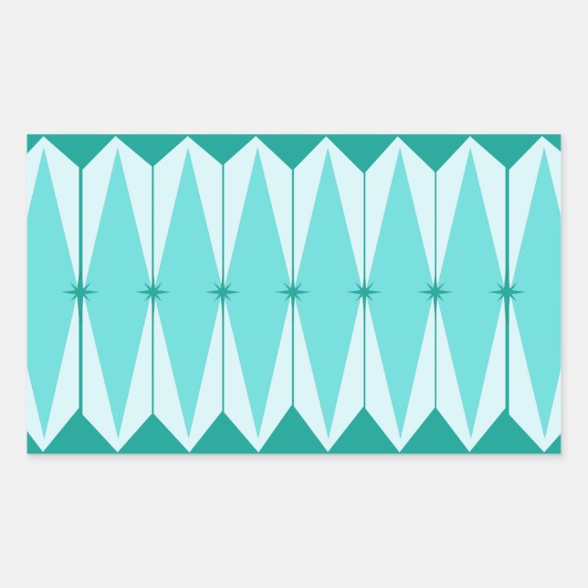 Adesivo Retangular Ouros geométricos e estalos retangulares (Frente)