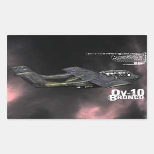 Adesivo Retangular OV-10 Bronco
