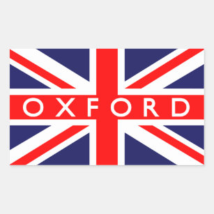 Adesivo Retangular Oxford: British Flag