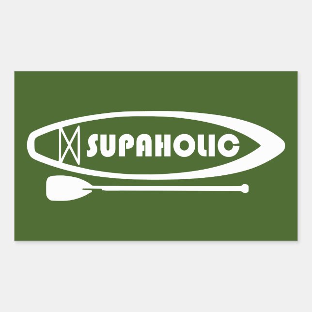 Adesivo Retangular Paddleboard Supaholic Standup (Frente)