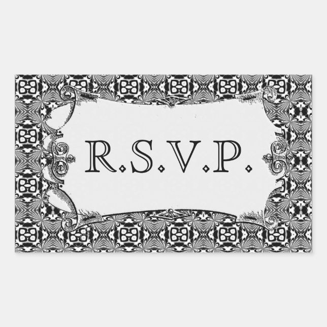 Adesivo Retangular Padrão mosaico (Branco) (Casamento) (Frente)