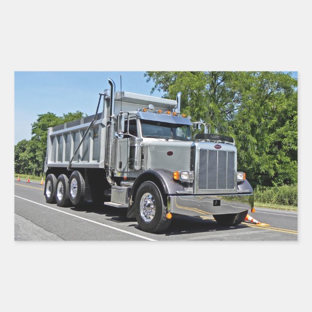 Adesivo Retangular Padrões de Caminhão de Peterbilt (Frente)