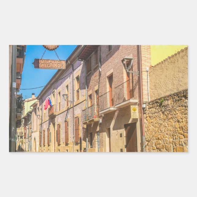 Adesivo Retangular Paisagem de Santiago (Frente)