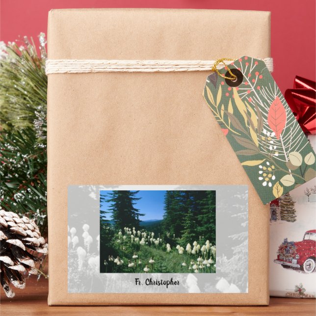 Adesivo Retangular Paisagem do Padre Personalizada (Feriado)