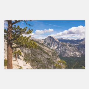 Adesivo Retangular paisagem Half Dome, Califórnia