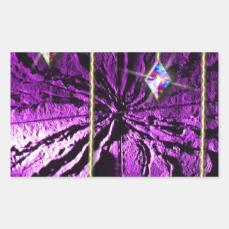 Adesivo Retangular Paixão de Cristal Roxo