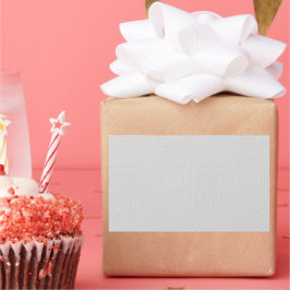 Adesivo Retangular Papel de Presente Cinza com Padrão de Natal Modern