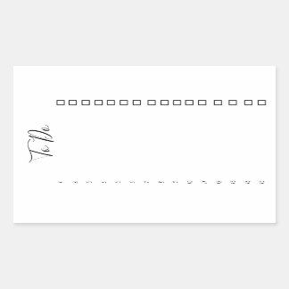 Adesivo Retangular Para Fazer Listar Vinheta Com Caixas De Verificaçã