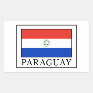 Adesivo Retangular Paraguai