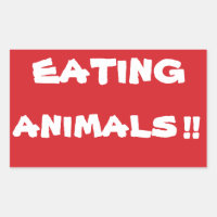 PARAR DE Comer Animais Parar Sinal Stick
