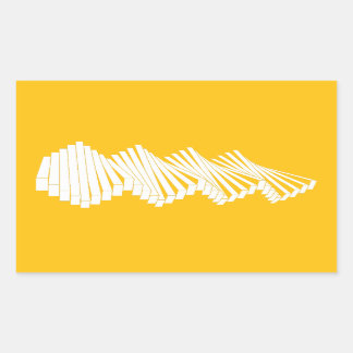 Adesivo Retangular parede articulada