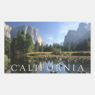 Adesivo Retangular Parque Nacional de Yosemite   Califórnia
