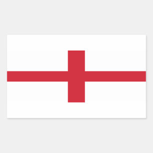 Adesivo Retangular Patriotic England Flag
