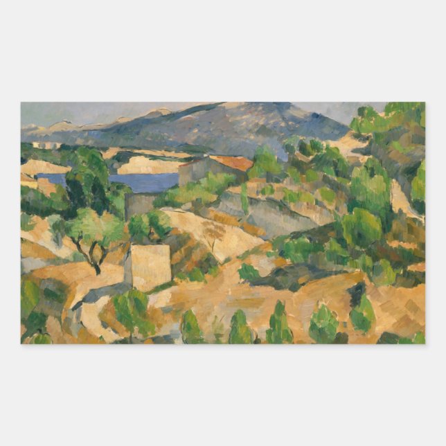 Adesivo Retangular Paul Cezanne - Francois Zola Dam (Frente)