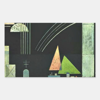 Adesivo Retangular Paul Klee — Em Repouso,