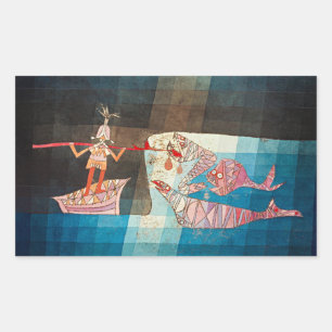 Adesivo Retangular Paul Klee, Os Navegadores,
