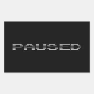 ADESIVO RETANGULAR PAUSO