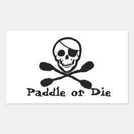 Adesivo Retangular Pavilhão Pirate Kayak