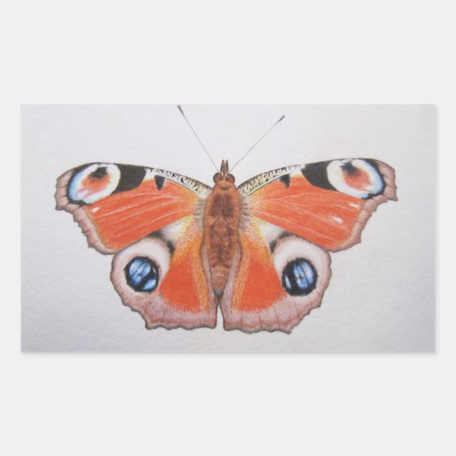 Adesivo Retangular Pavock Butterfly 2012 (Frente)