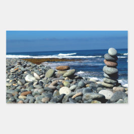 Adesivo Retangular Pebble Beach
