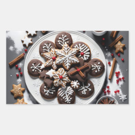 Adesivo Retangular Pegatina navidad 1 - 001