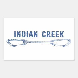 Adesivo Retangular Peixe-Almoço Indiano Subindo