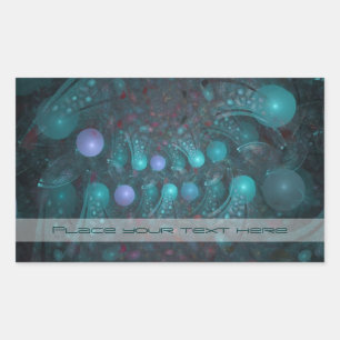 Adesivo Retangular Pele da alienígena 001