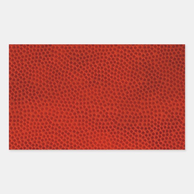 Adesivo Retangular Pele de Textura em Fecho de Basquete (Frente)