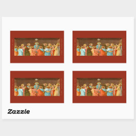 Adesivo Retangular Pentecoque: ascendência do Espírito Santo (SB 01)