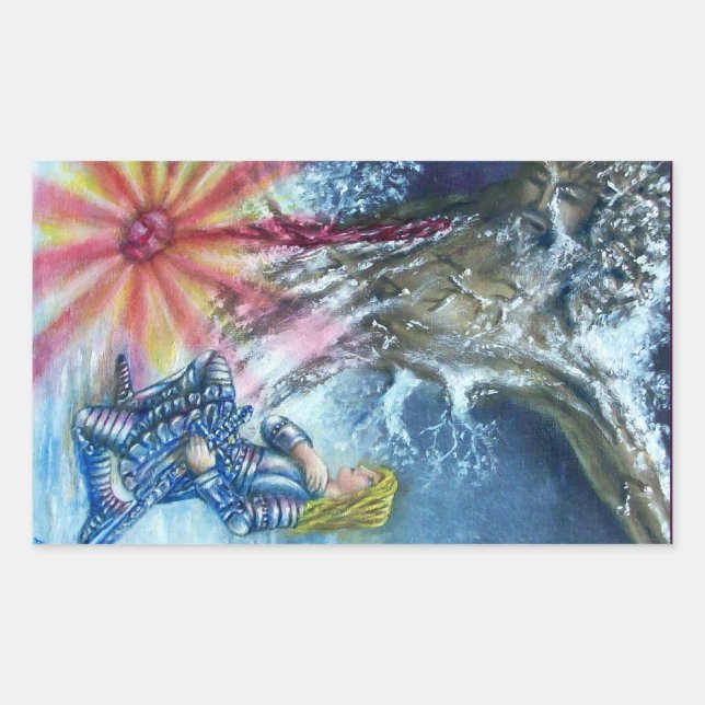 ADESIVO RETANGULAR PERCEPÇÃO E VISÃO DO FERIMENTO SANTO (Frente)