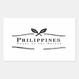 Adesivo Retangular Pérola Filipinas do Oriente