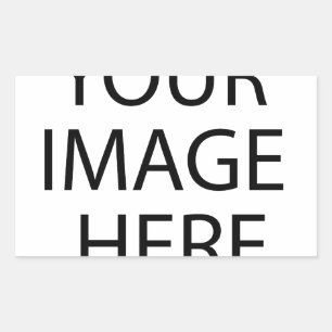 Adesivo Retangular Personalizada Personalizada Sua Própria Foto