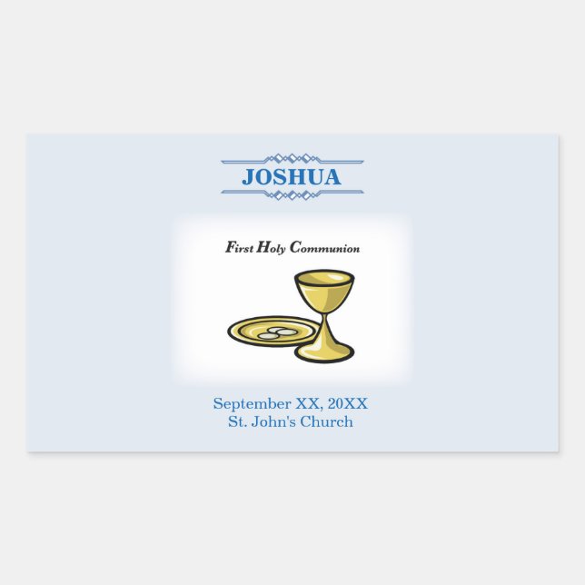 Adesivo Retangular Personalizar, primeiro órgão comunitário e sangue (Frente)