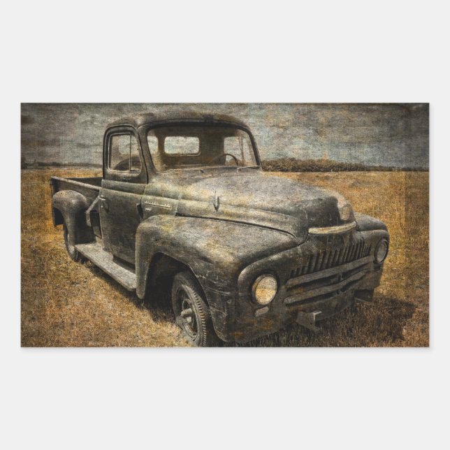 Adesivo Retangular Pickup Internacional (Frente)