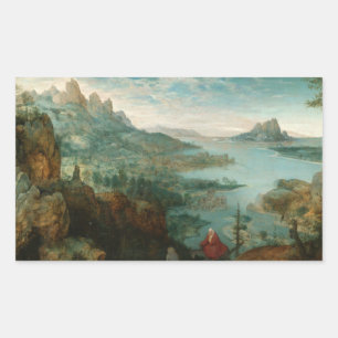 Adesivo Retangular Pieter Bruegel - ajardine com vôo em Egipto