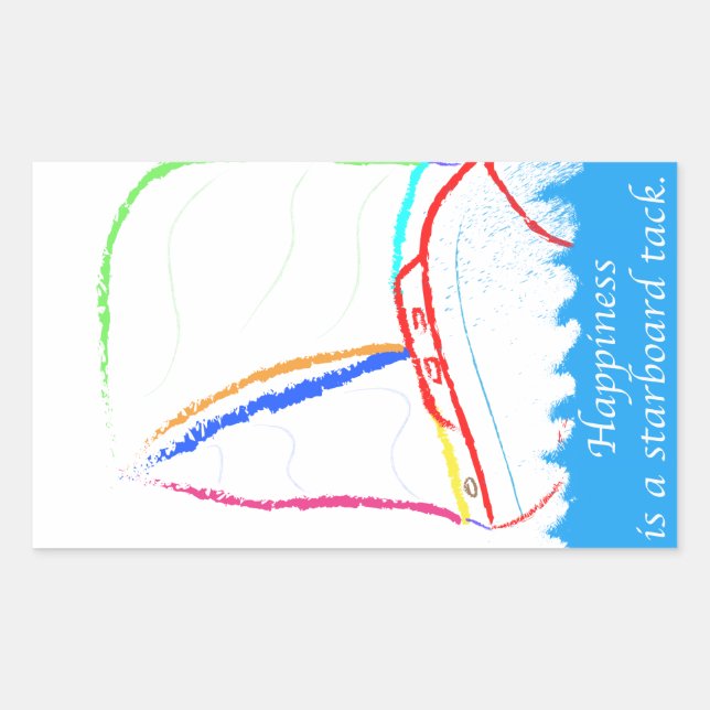 Adesivo Retangular Pilha de estibordo (Frente)