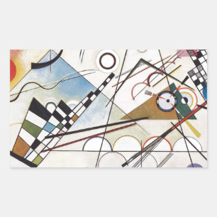 Adesivo Retangular PixDezines Kandinsky 1923 Composição VIII