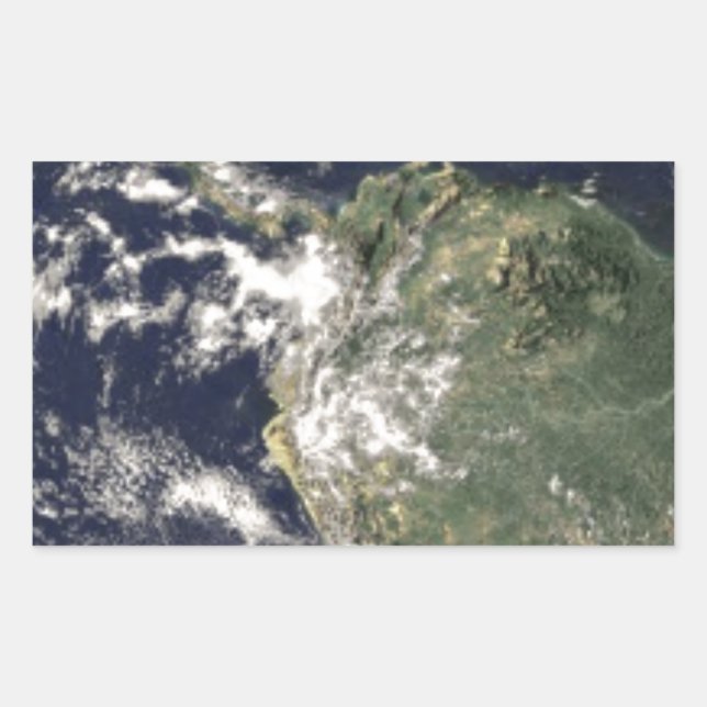 Adesivo Retangular Planeta Terra (Frente)