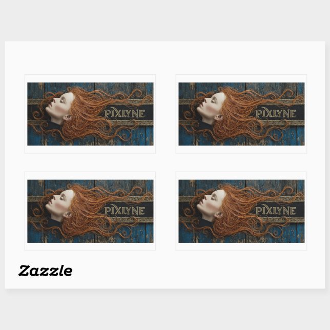 Adesivo Retangular Plumita Voladora Sticker Sheet (Folha)