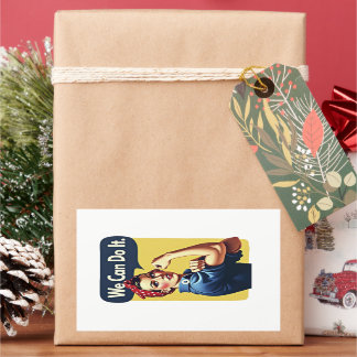 Adesivo Retangular Podemos fazê-lo | Feminismo Famoso